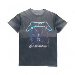 SUN-FADED METALLICA 'RIDE THE LIGHTNING' TEE - 2000'S