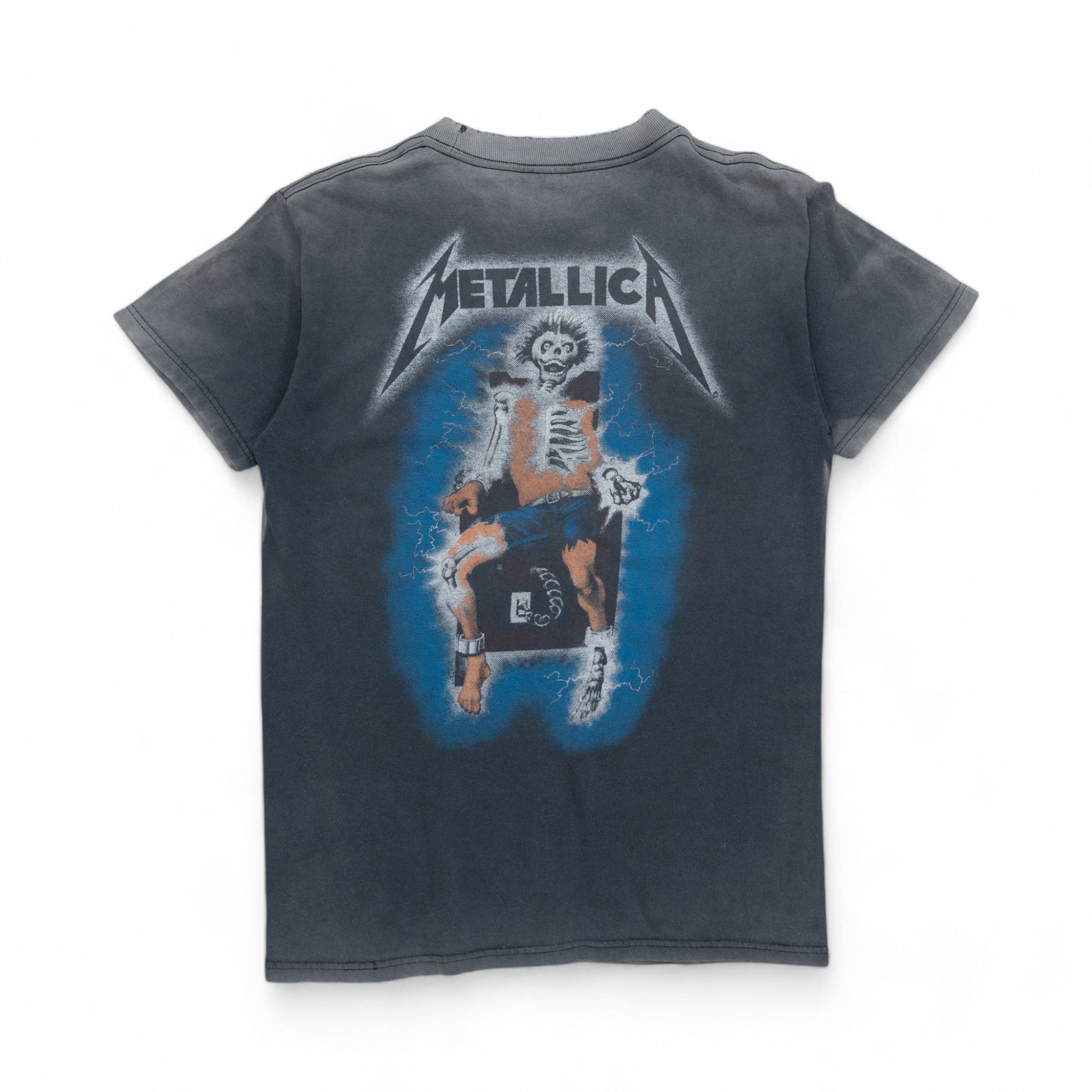 SUN-FADED METALLICA 'RIDE THE LIGHTNING' TEE - 2000'S