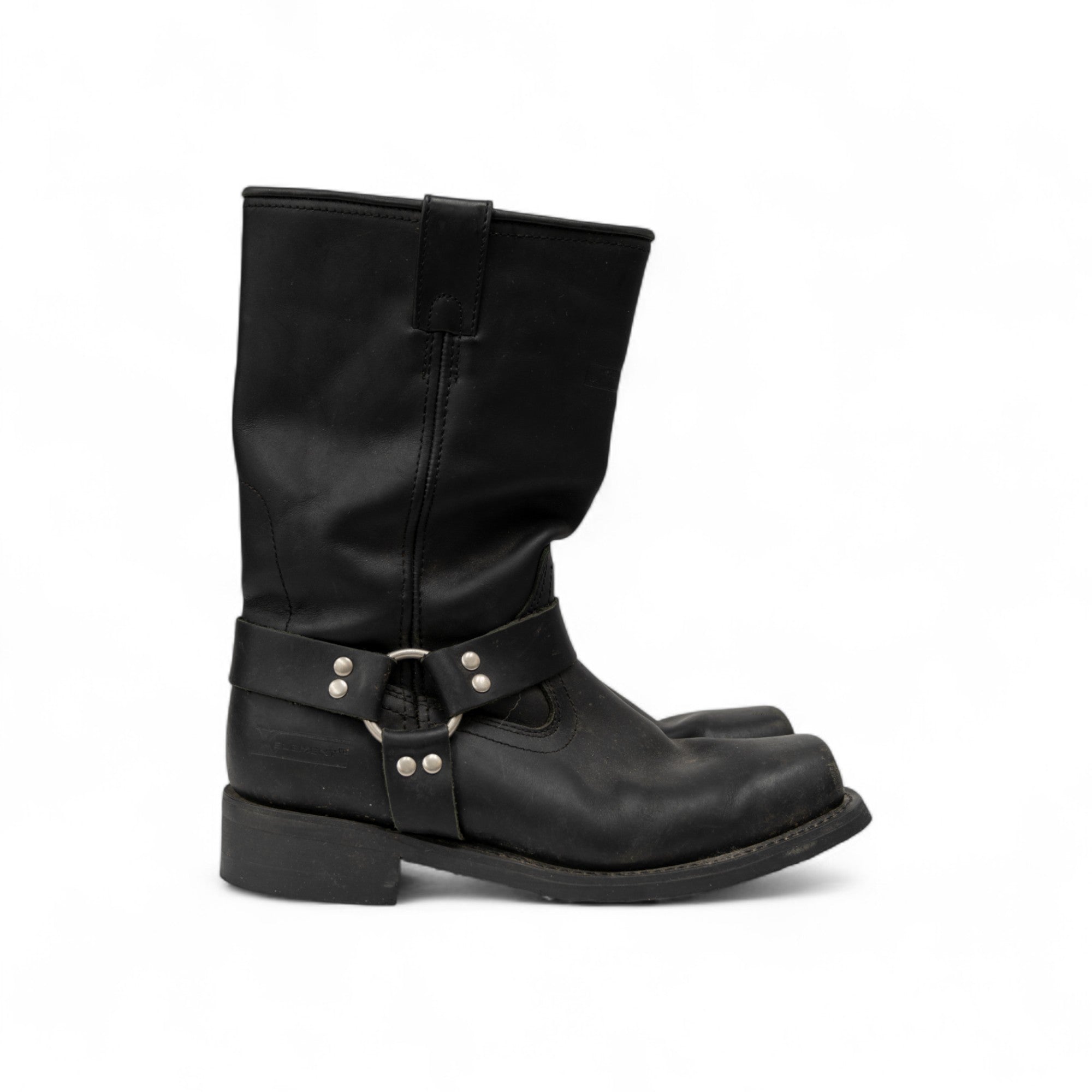 VINTAGE LEATHER HARNESS BOOTS - 1990/2000'S