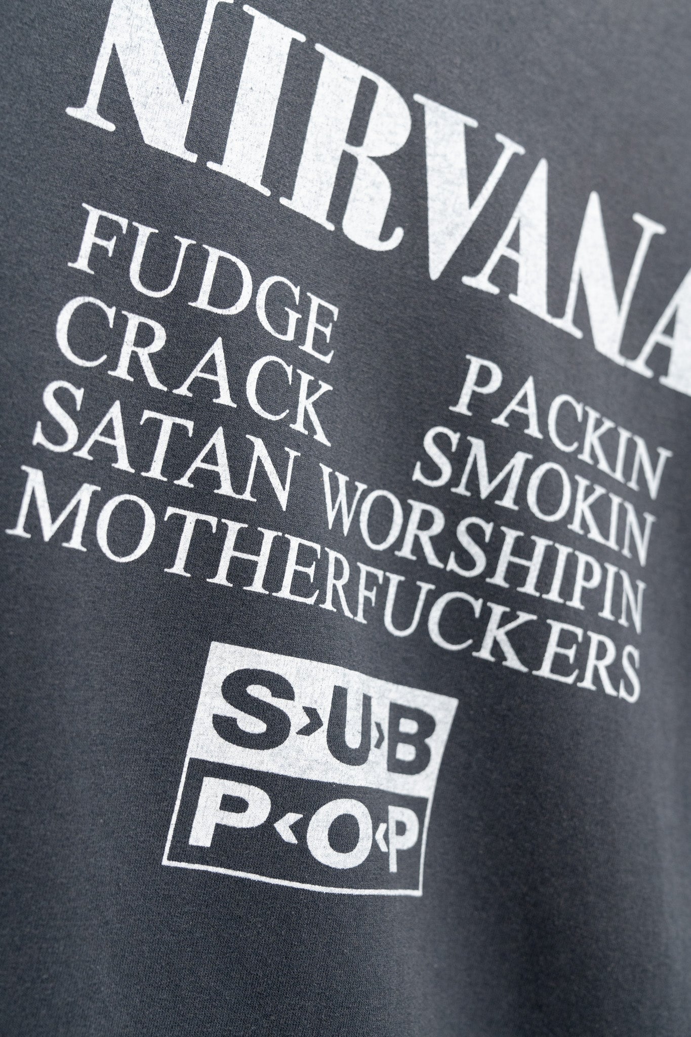 NIRVANA/SUB-POP VESTIBULE LONG-SLEEVE - 1990'S