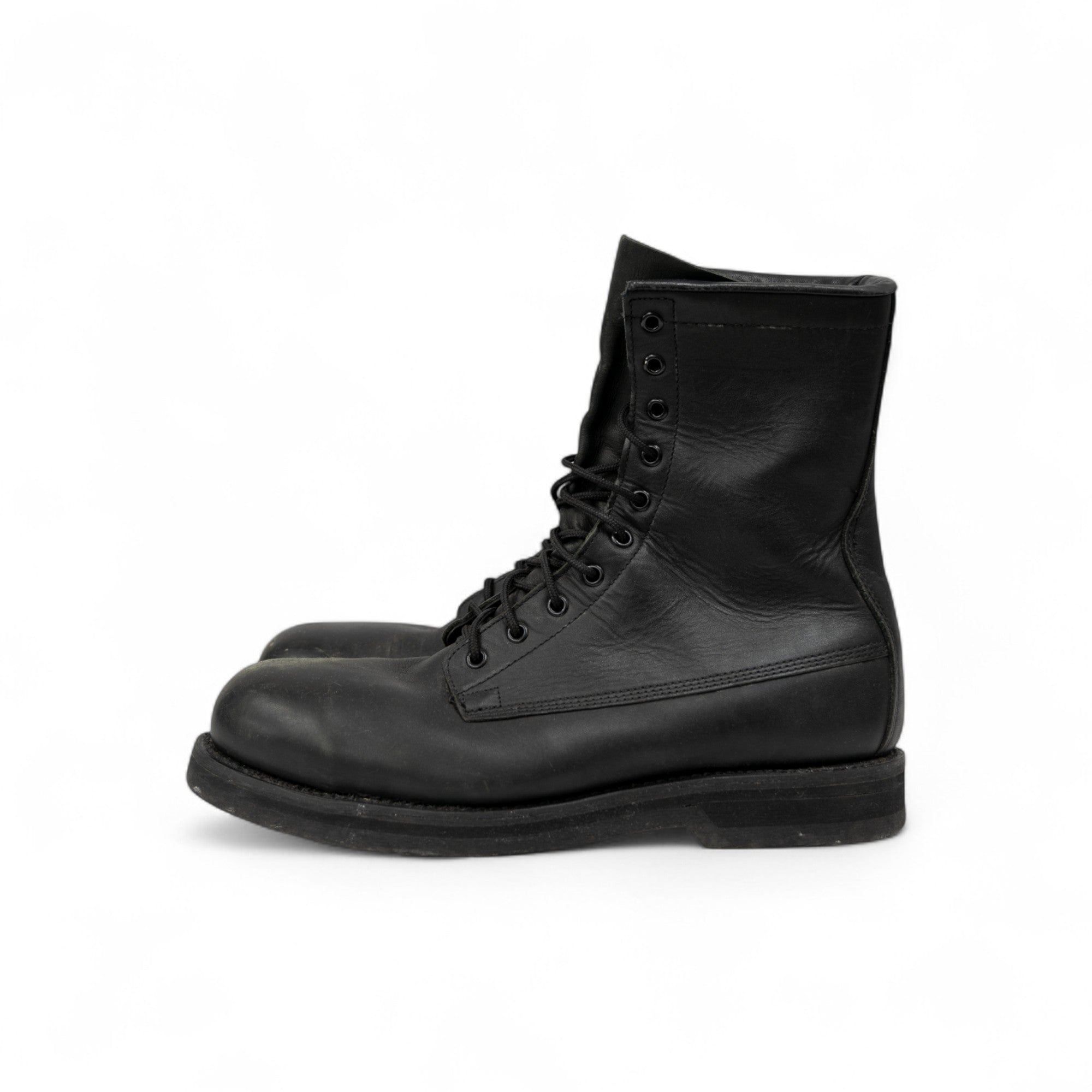 LEATHER MILITARY COMBAT BOOTS - 1990/2000'S