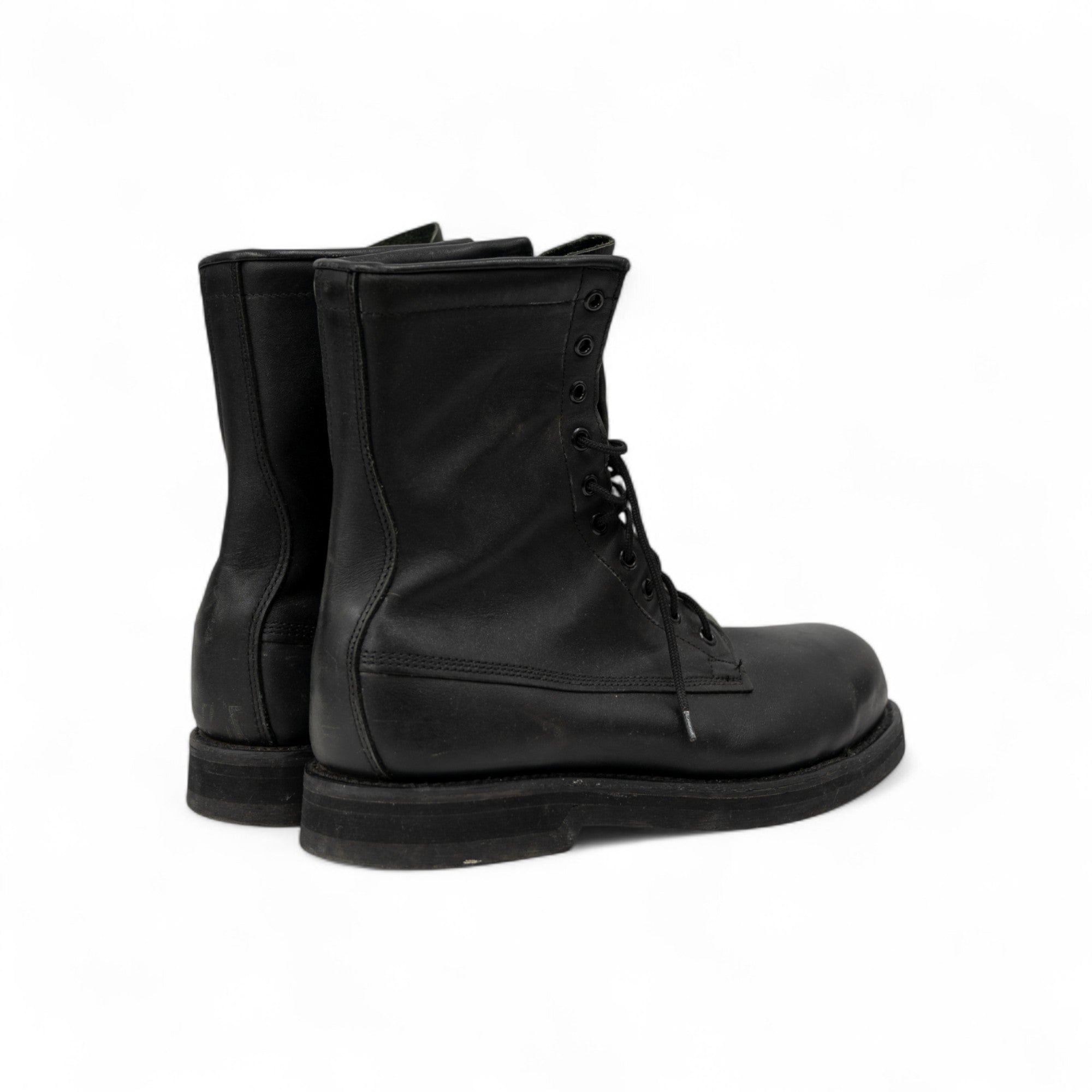 LEATHER MILITARY COMBAT BOOTS - 1990/2000'S