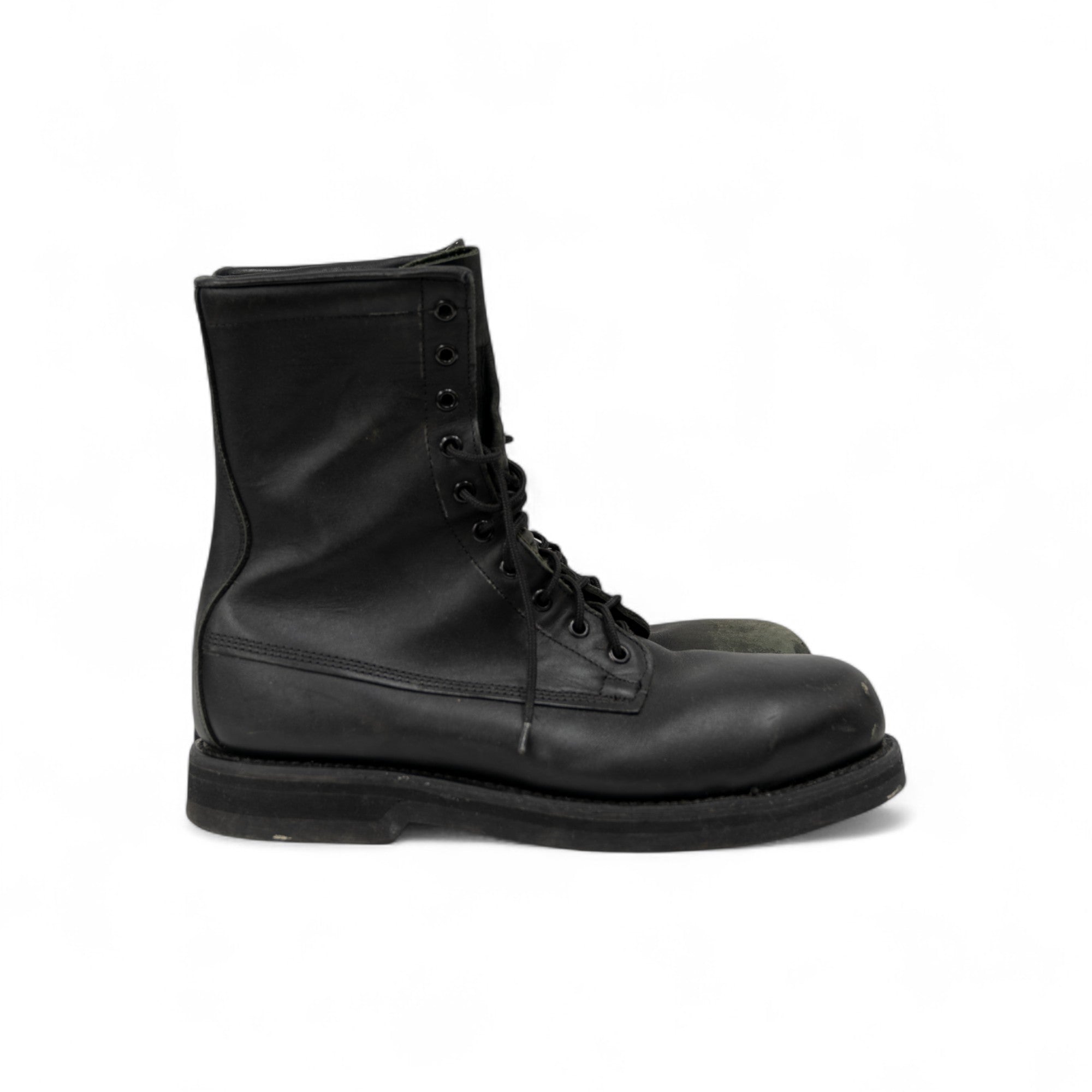 LEATHER MILITARY COMBAT BOOTS - 1990/2000'S