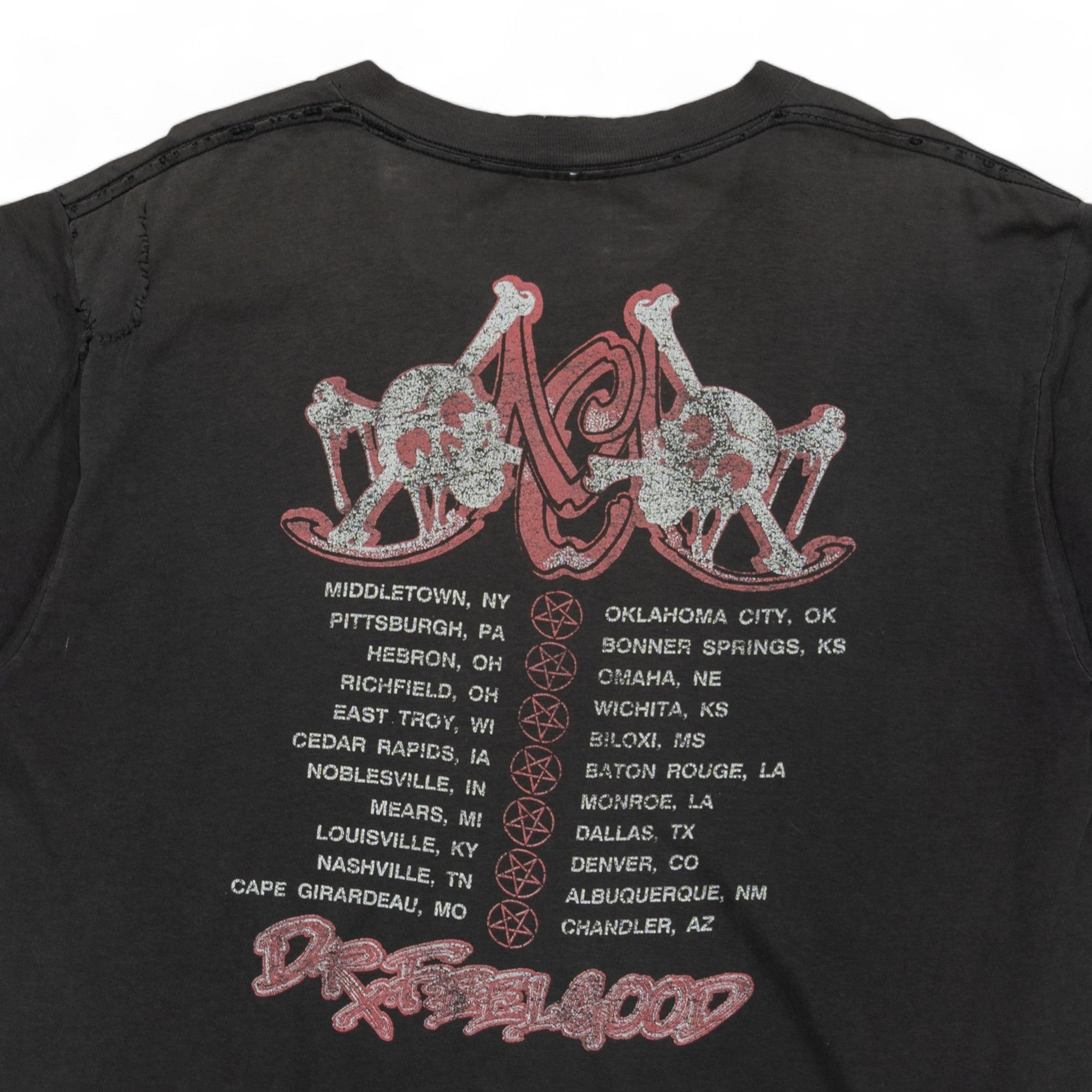 MOTLEY CRUE 'DR.FEELGOOD TOUR' TEE - 1990'S