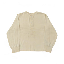 COTTON/WOOL MILITARY HENLEY - 1950/60'S