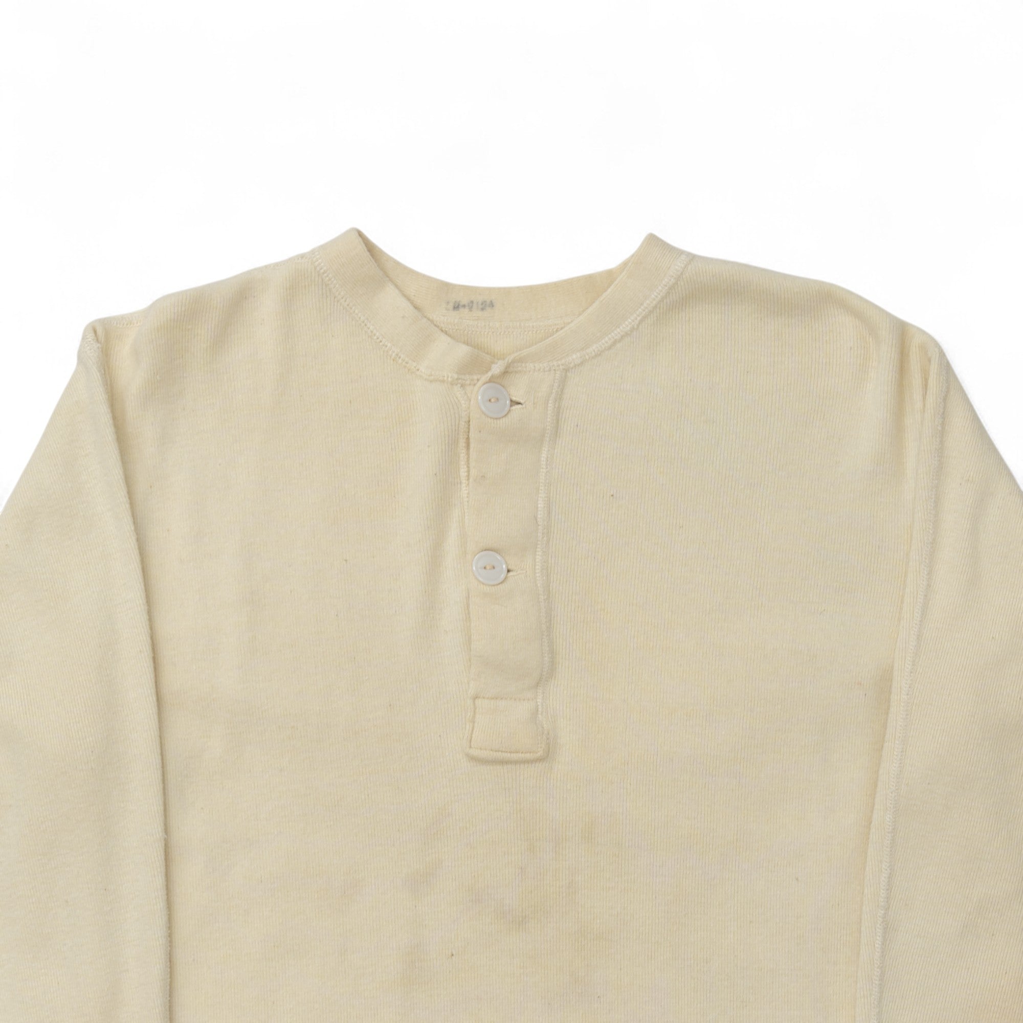 COTTON/WOOL MILITARY HENLEY - 1950/60'S