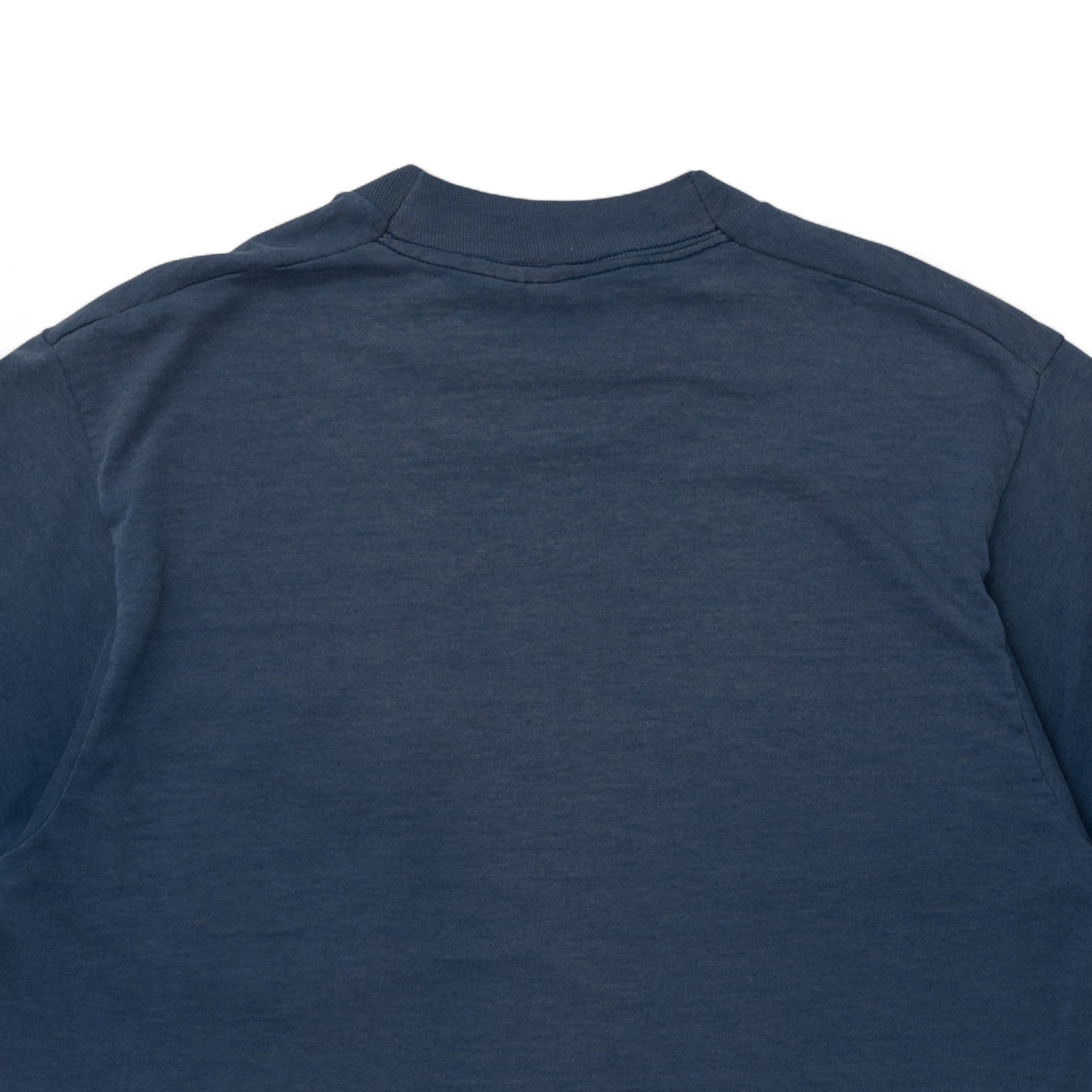BLANK SINGLE STITCH POCKET TEE - 1980/90'S