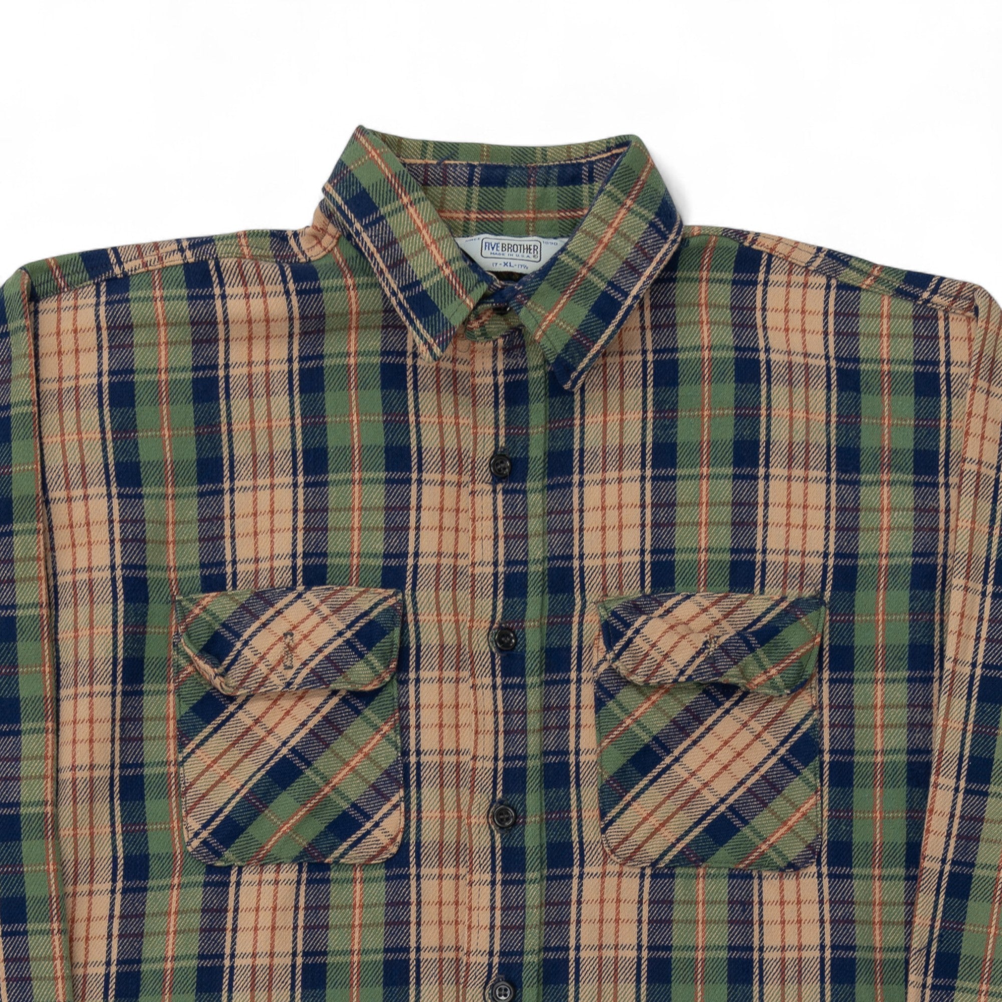 FIVE BROTHER COTTON FLANNEL - 1980'S