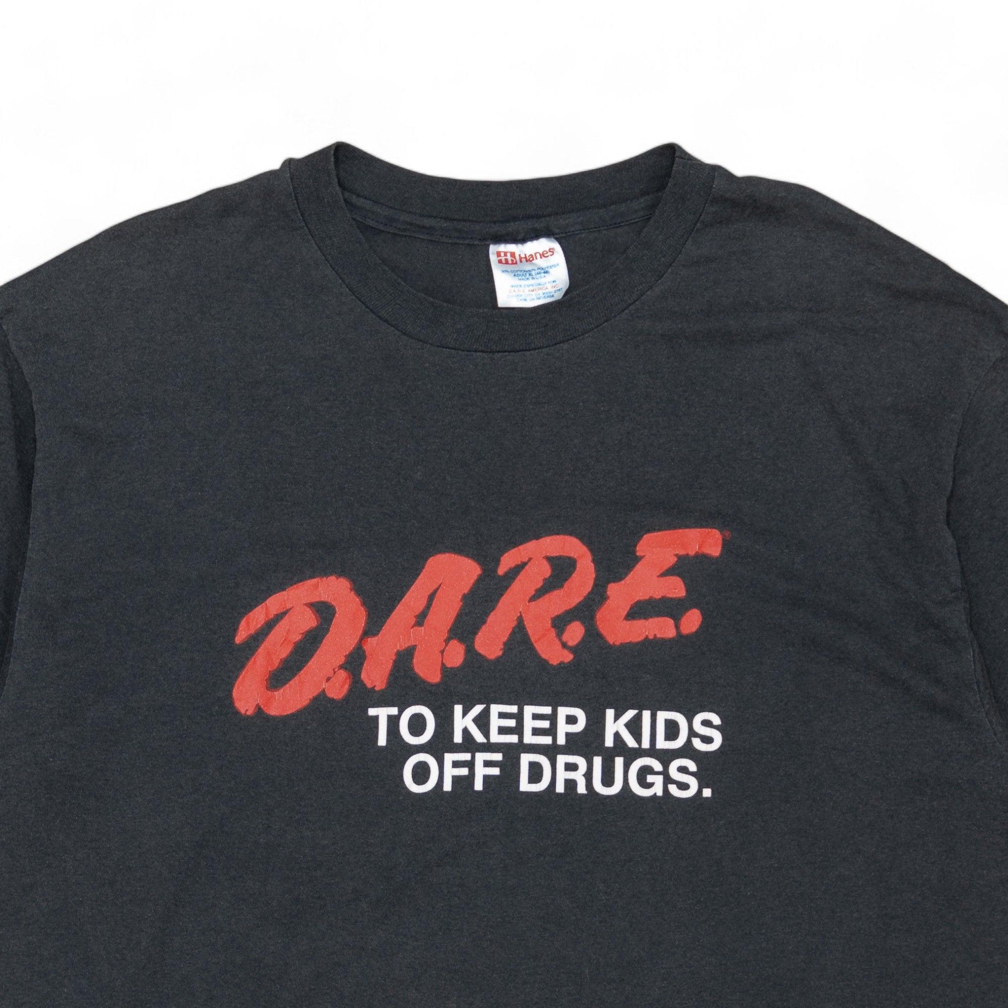 SINGLE STITCH DARE DRUGS TEE - 1990'S