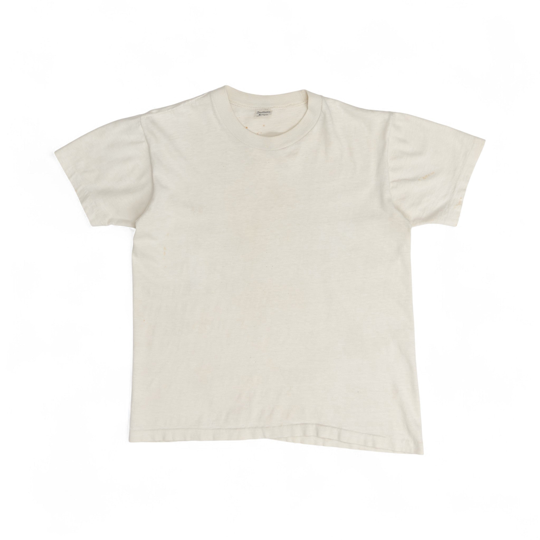 TOWNCRAFT BLANK WHITE TEE - 1960'S