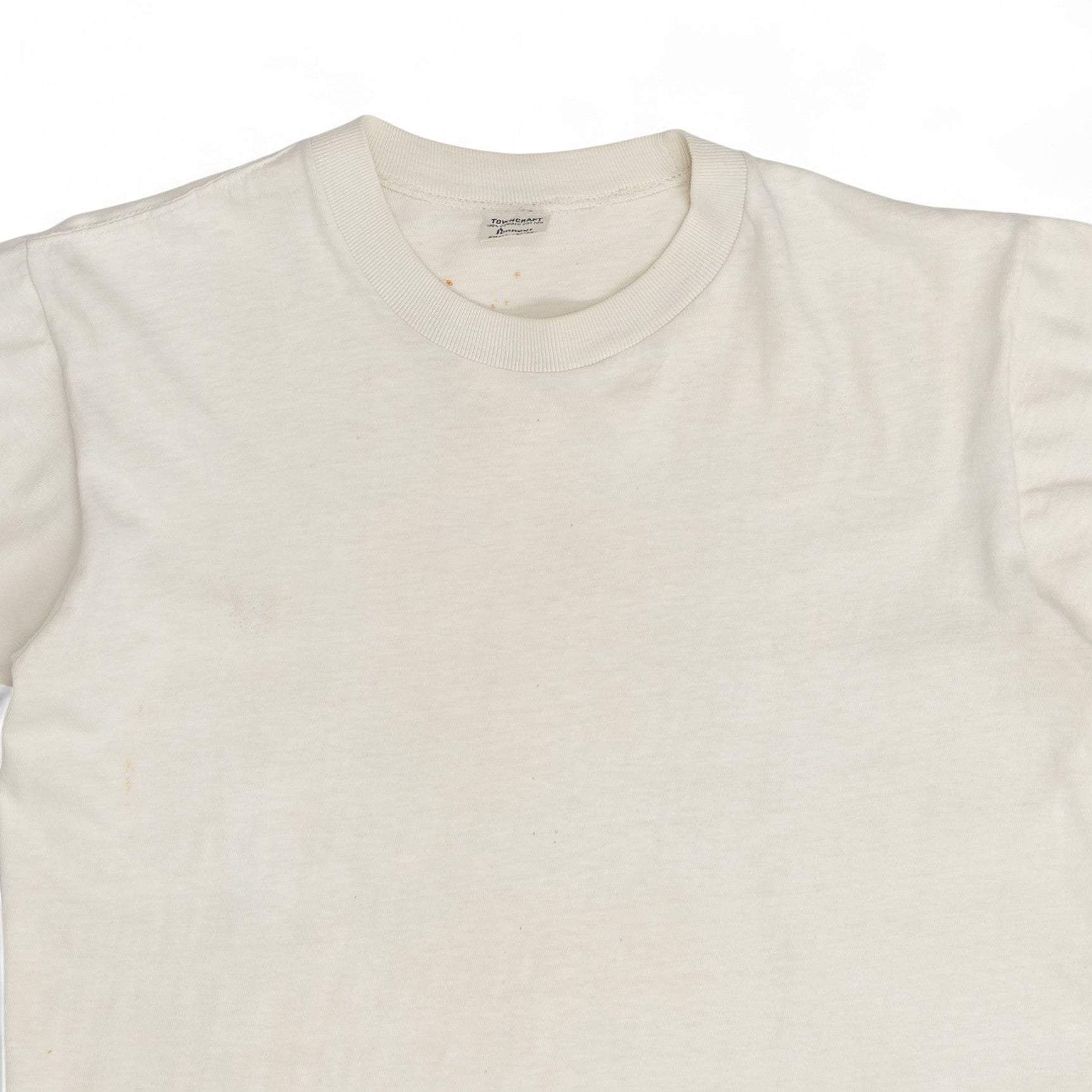 TOWNCRAFT BLANK WHITE TEE - 1960'S