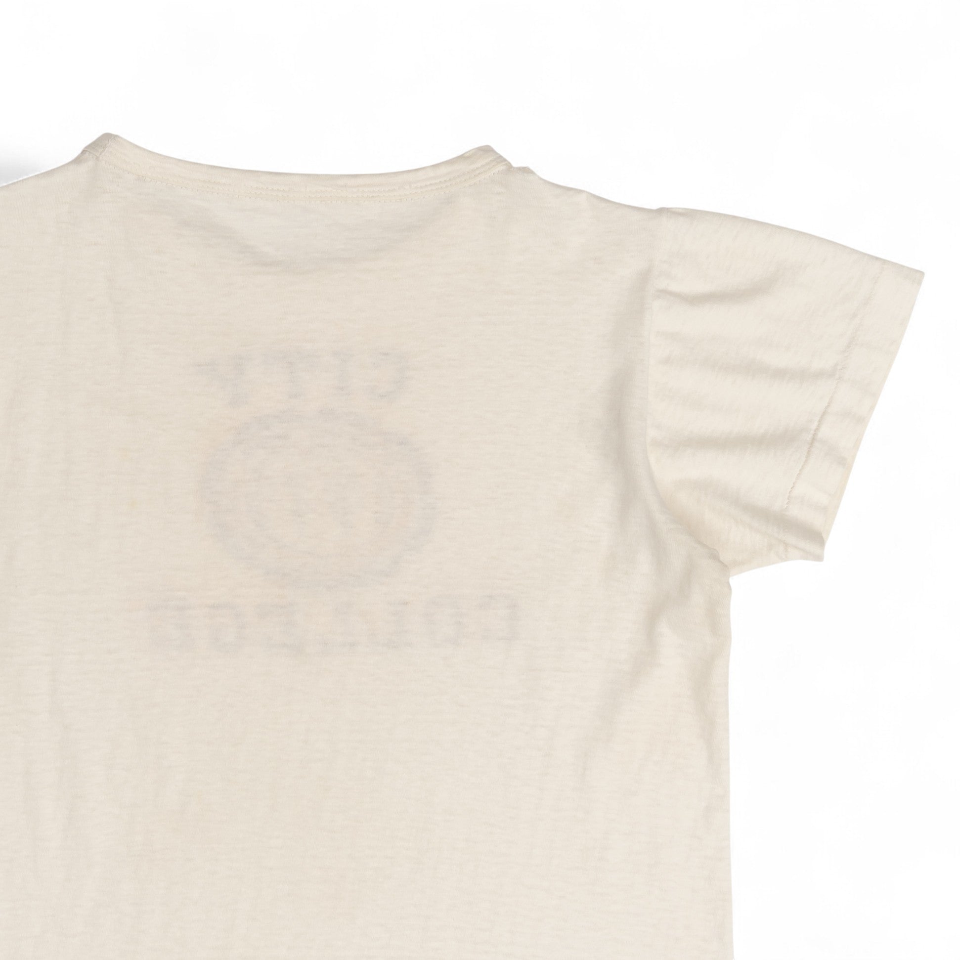 'CITY COLLEGE' FLOCKED TEE - 1950/60'S