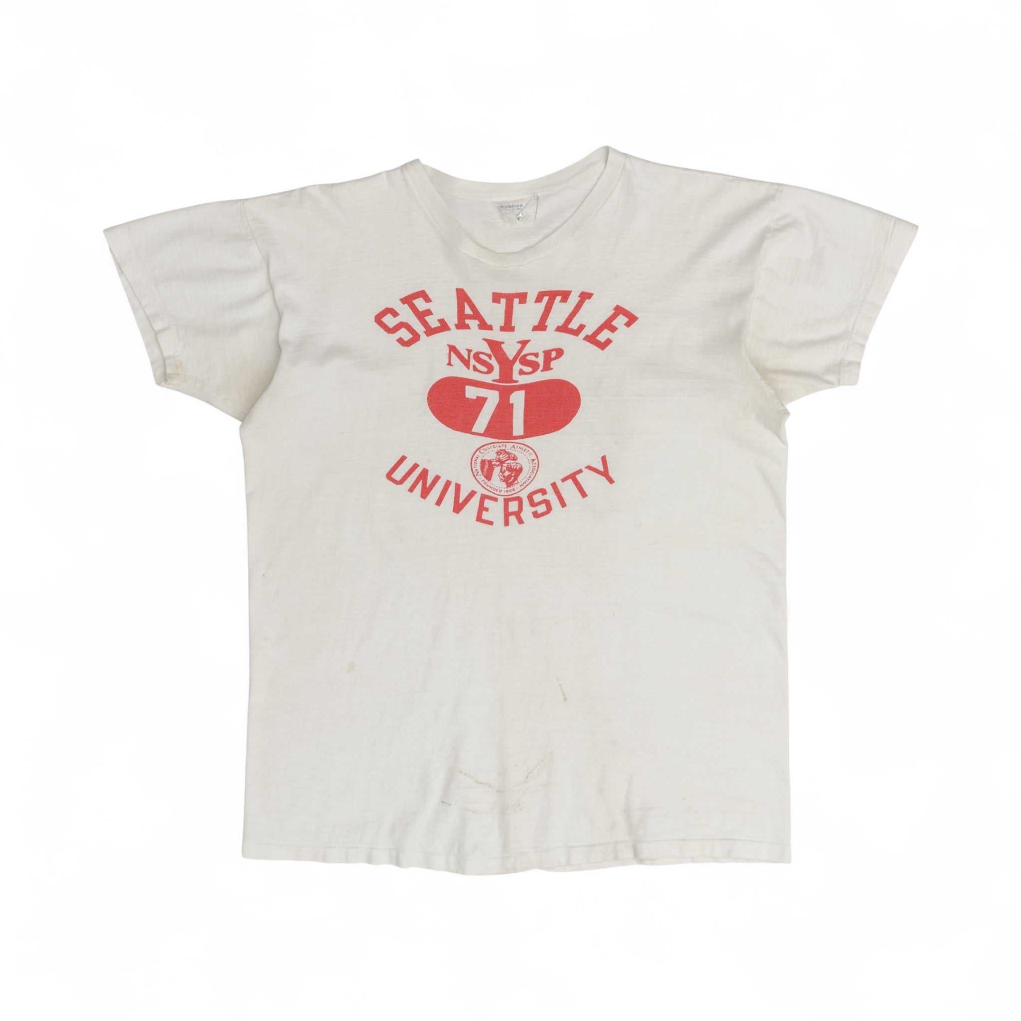 CHAMPION 'SEATTLE UNIVERSITY' TEE - 1960'S