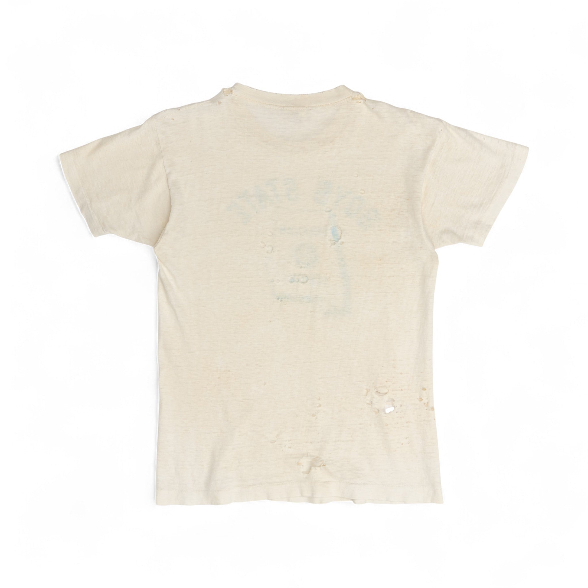 DISTRESSED/PAPER-THIN 'BOYS STATE' TEE - 1950/60'S