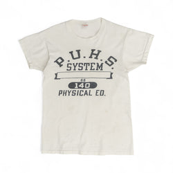 CHAMPION 'P.U.H.S.' PHYSICAL EDUCATION TEE - 1960'S