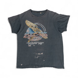 FADED/DISTRESSED 'BEEGEES' TOUR TEE - 1970'S