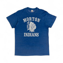 PAPER-THIN 'MORTON INDIANS' TEE - 1970'S