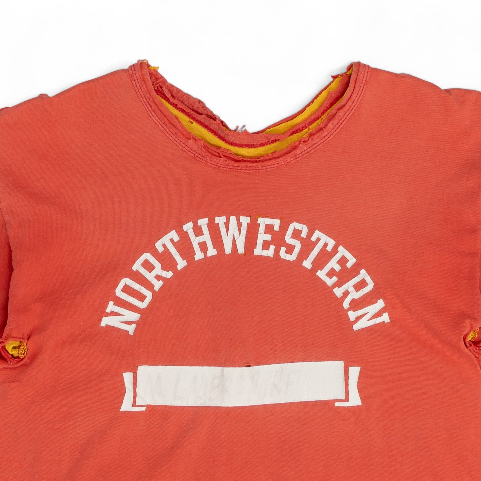 CHAMPION DOUBLE FACE 'NORTHWESTERN' TEE - 1960'S