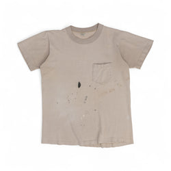 PAINT-SPLATTER TOWNCRAFT SELVEDGE POCKET TEE - 1960'S