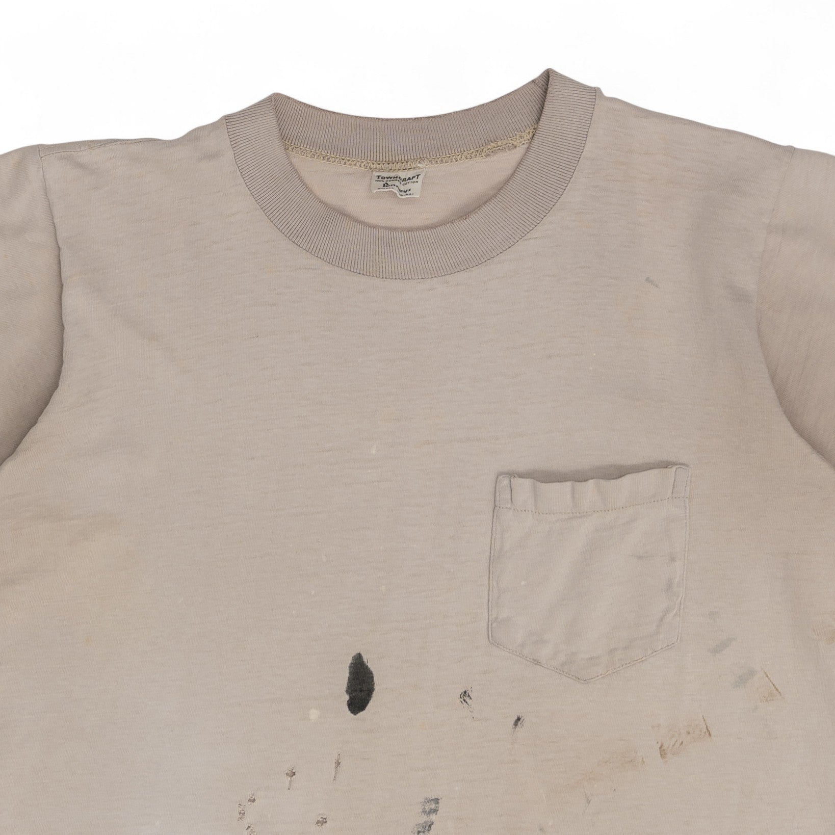 PAINT-SPLATTER TOWNCRAFT SELVEDGE POCKET TEE - 1960'S