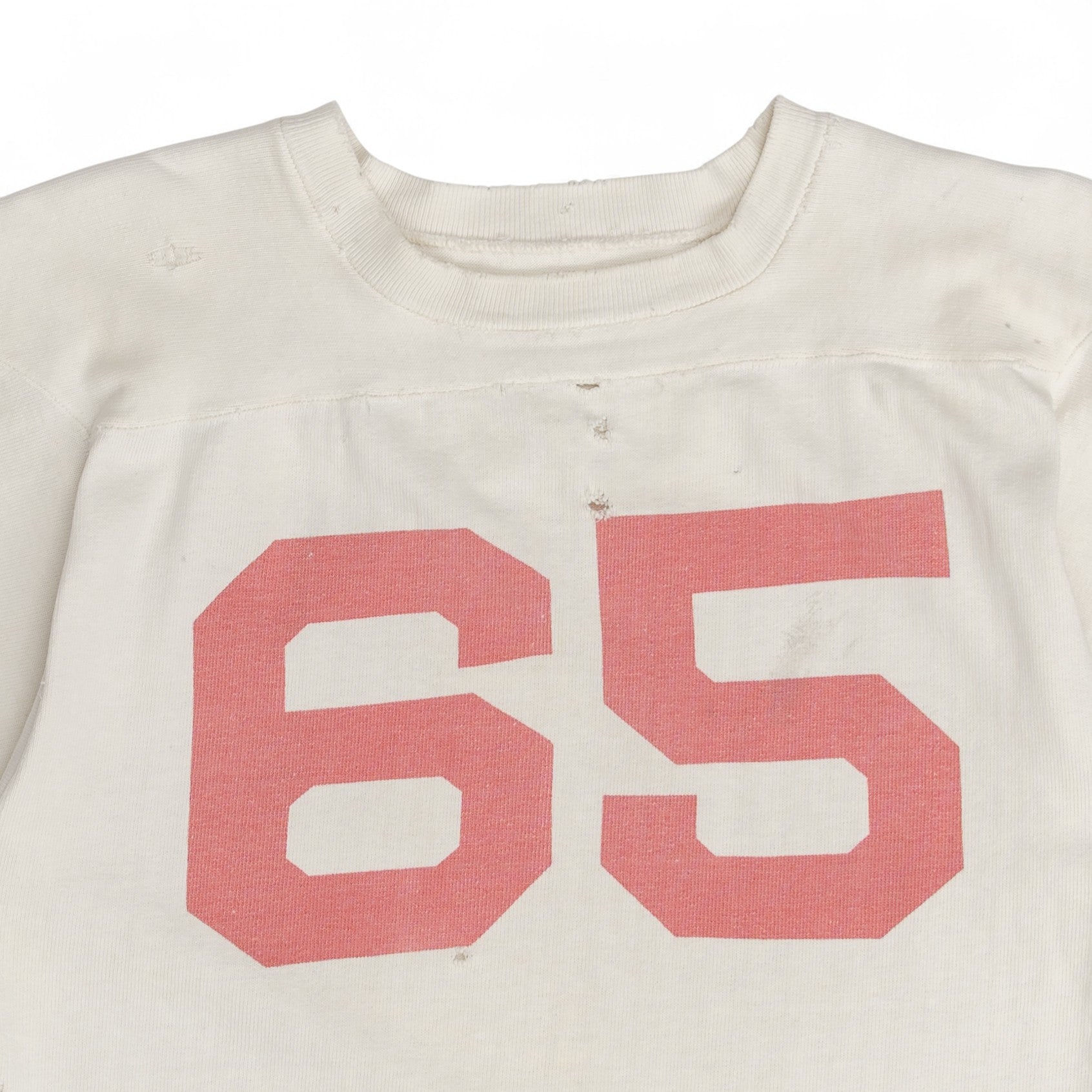 DISTRESSED ALL COTTON JERSEY '65' - 1950'S