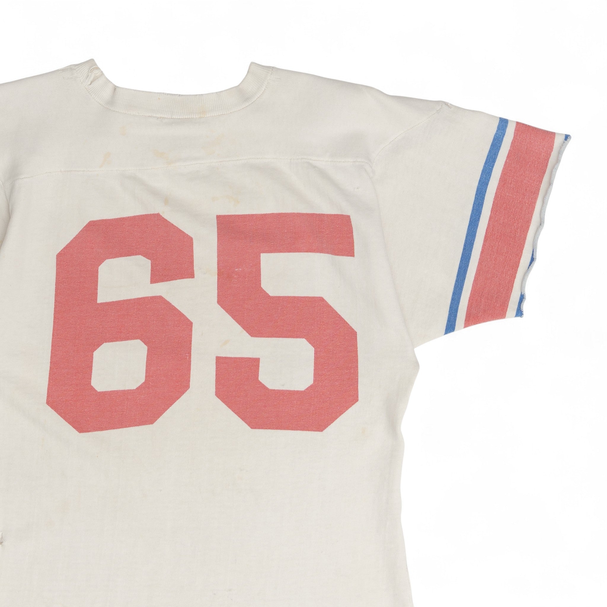 DISTRESSED ALL COTTON JERSEY '65' - 1950'S