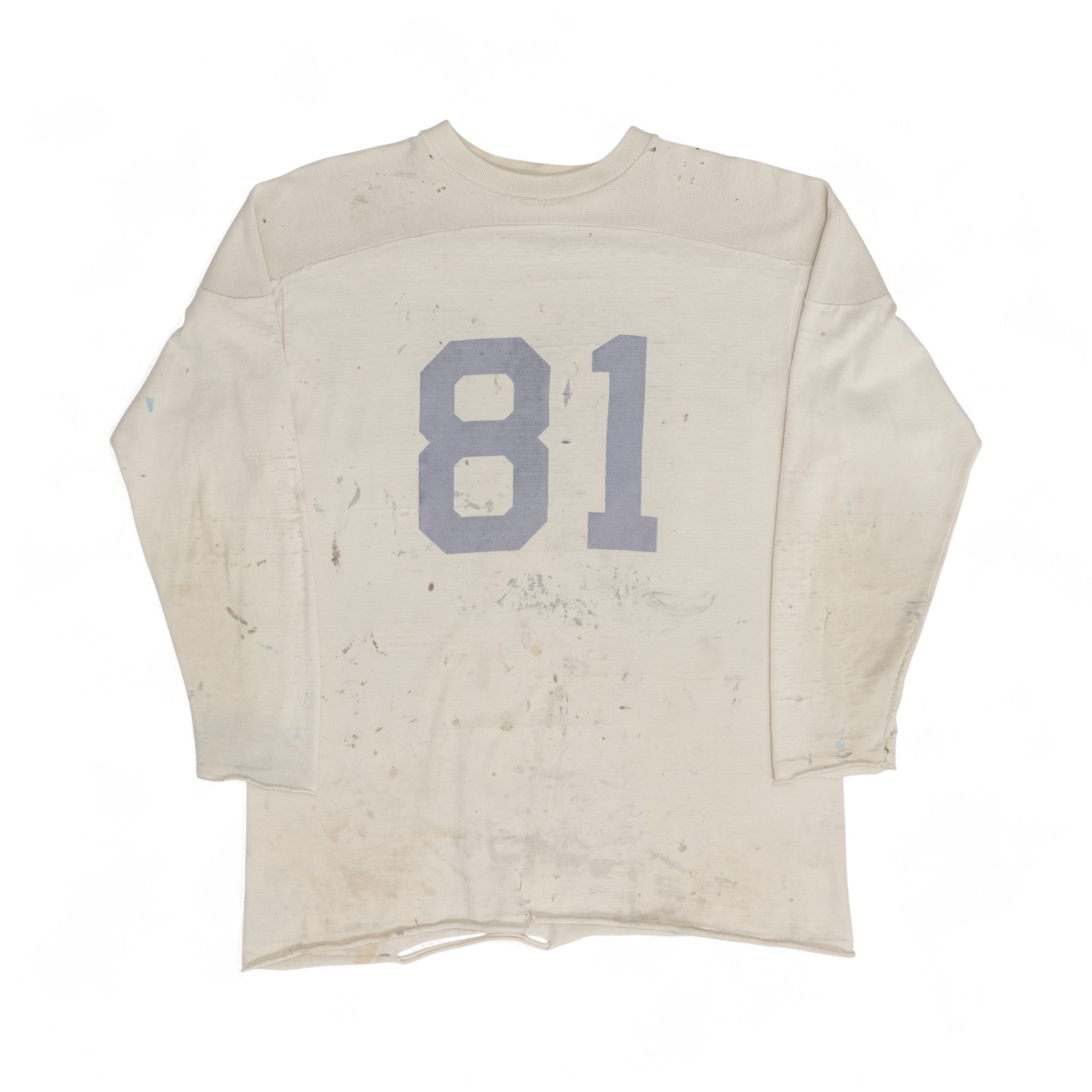 DISTRESSED/PAINT SPLATTER JERSEY - 1950'S