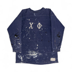 PAINT-SPLATTER RUSSELL ALL COTTON JERSEY - 1960'S