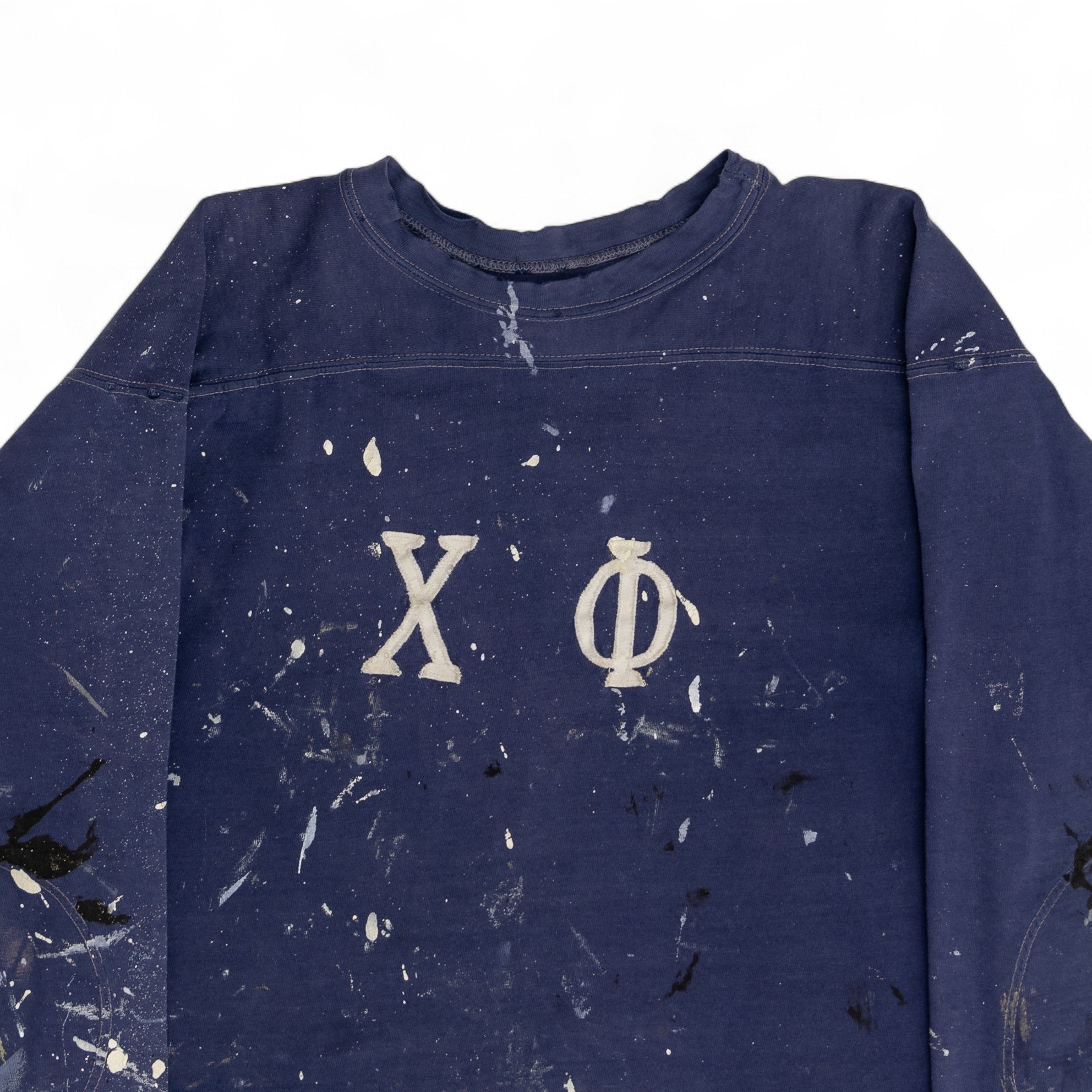 PAINT-SPLATTER RUSSELL ALL COTTON JERSEY - 1960'S