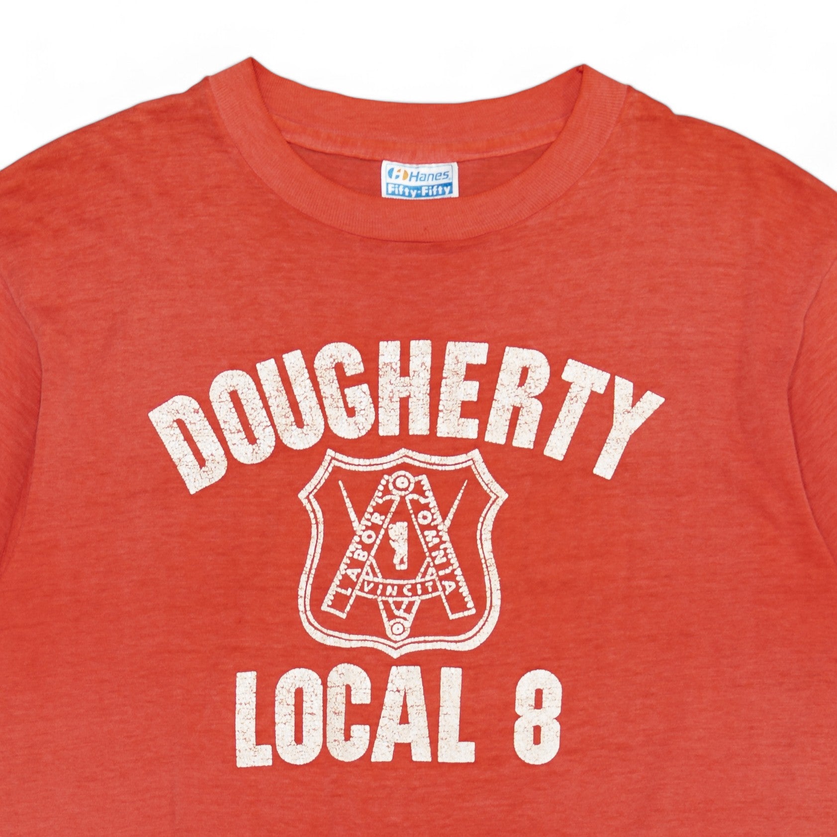 PAPER THIN DOUGHERTY LOCAL 8 TEE - 1980'S