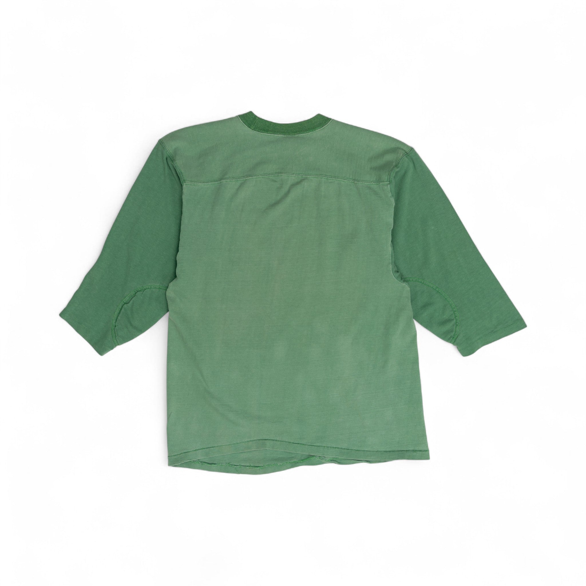 GREEN ALL COTTON JERSEY - 1970'S