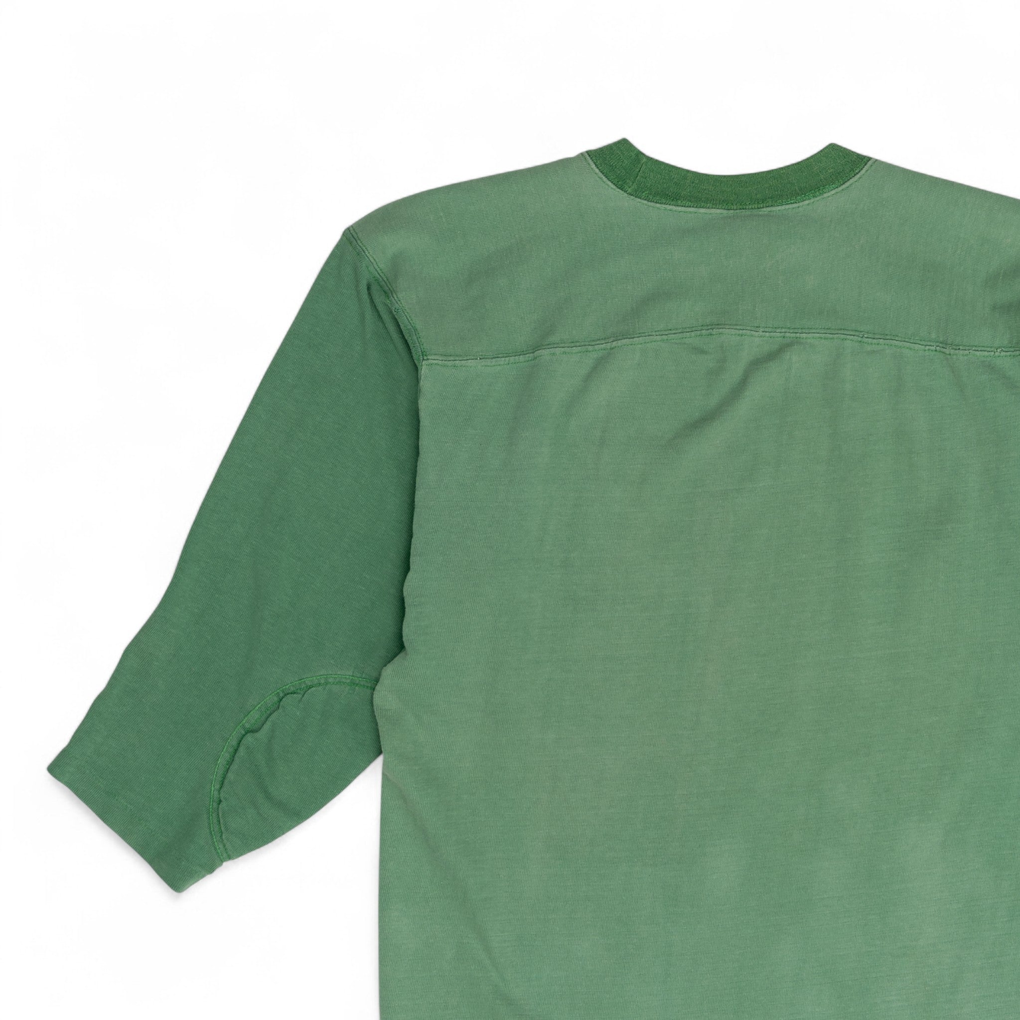 GREEN ALL COTTON JERSEY - 1970'S