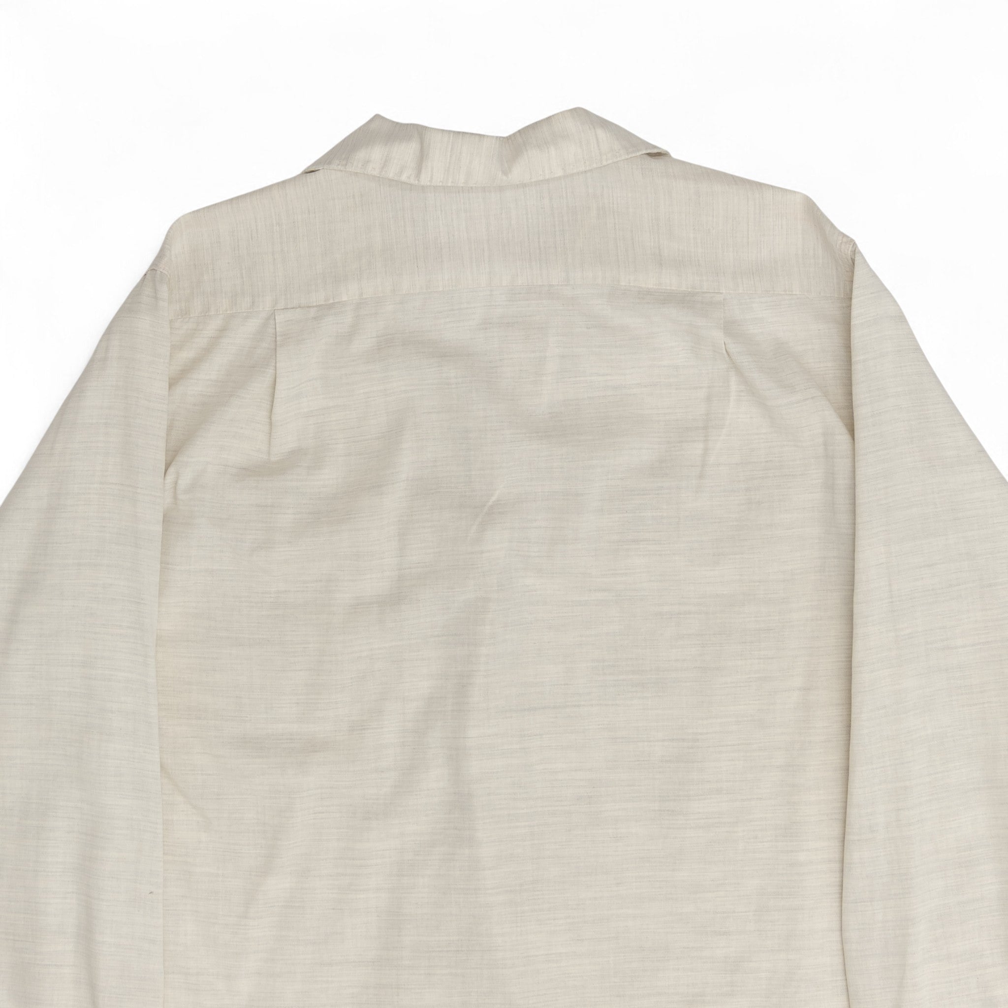 BLANK LOOP-COLLAR BUTTON UP SHIRT - 1950'S