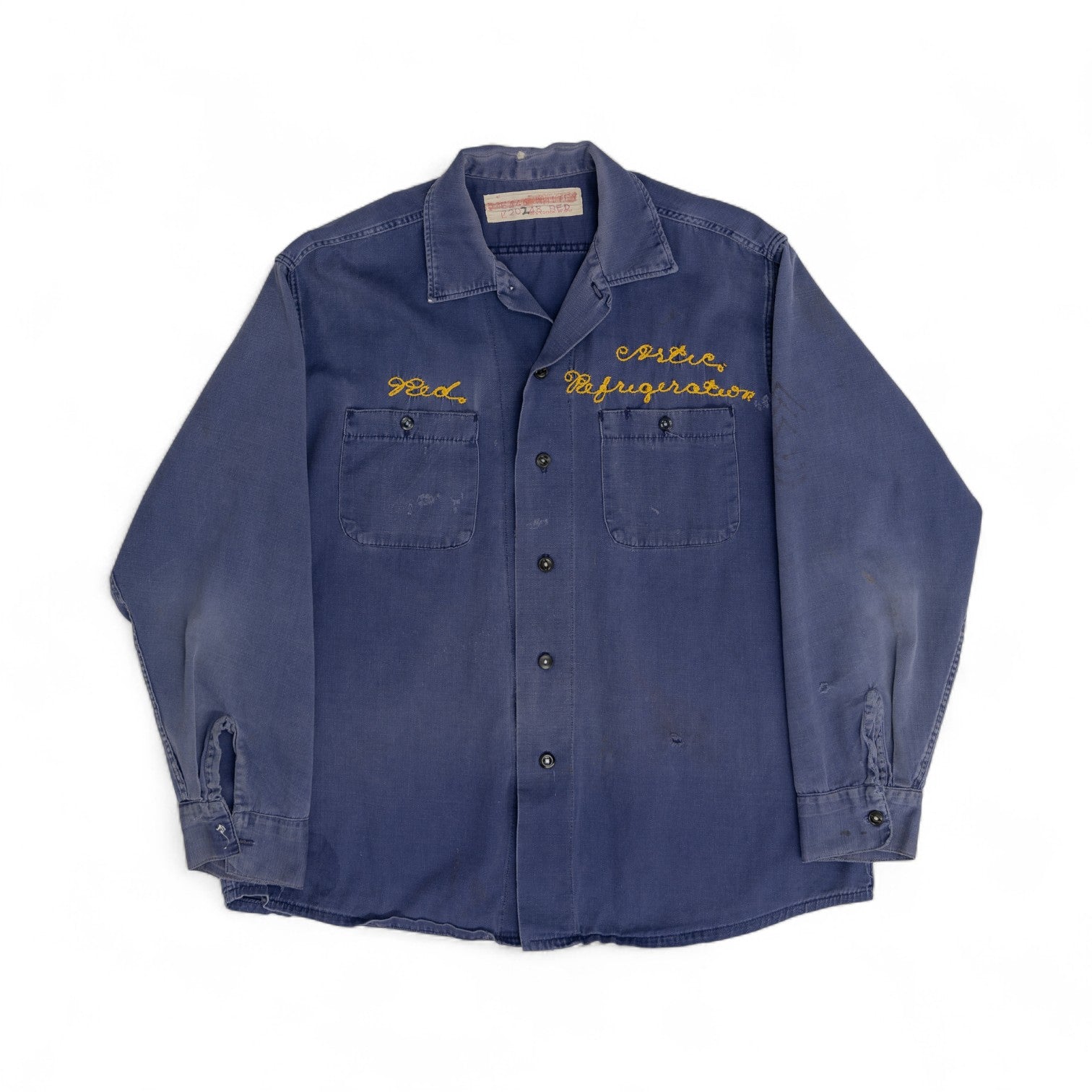 CHAINSTITCHED BUTTON UP WORK SHIRT - 1960'S