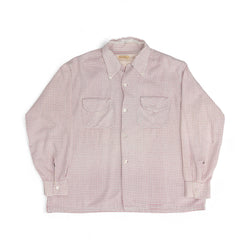 DISTRESSED BUTTON-UP SHIRT - 1960'S