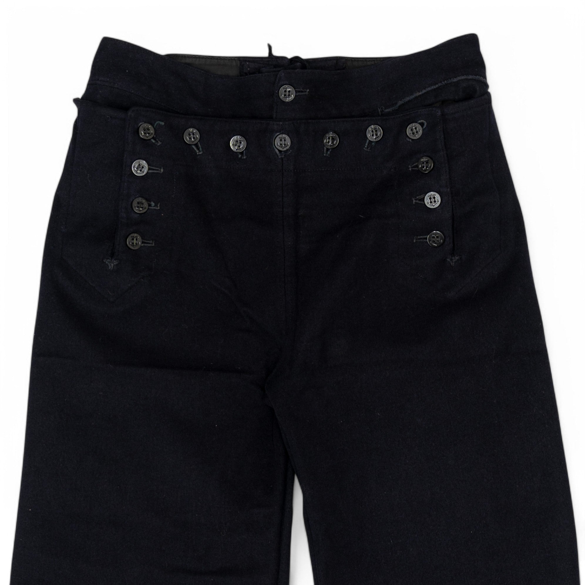 WOOL BLEND USN NAVY FLARES - 1950'S