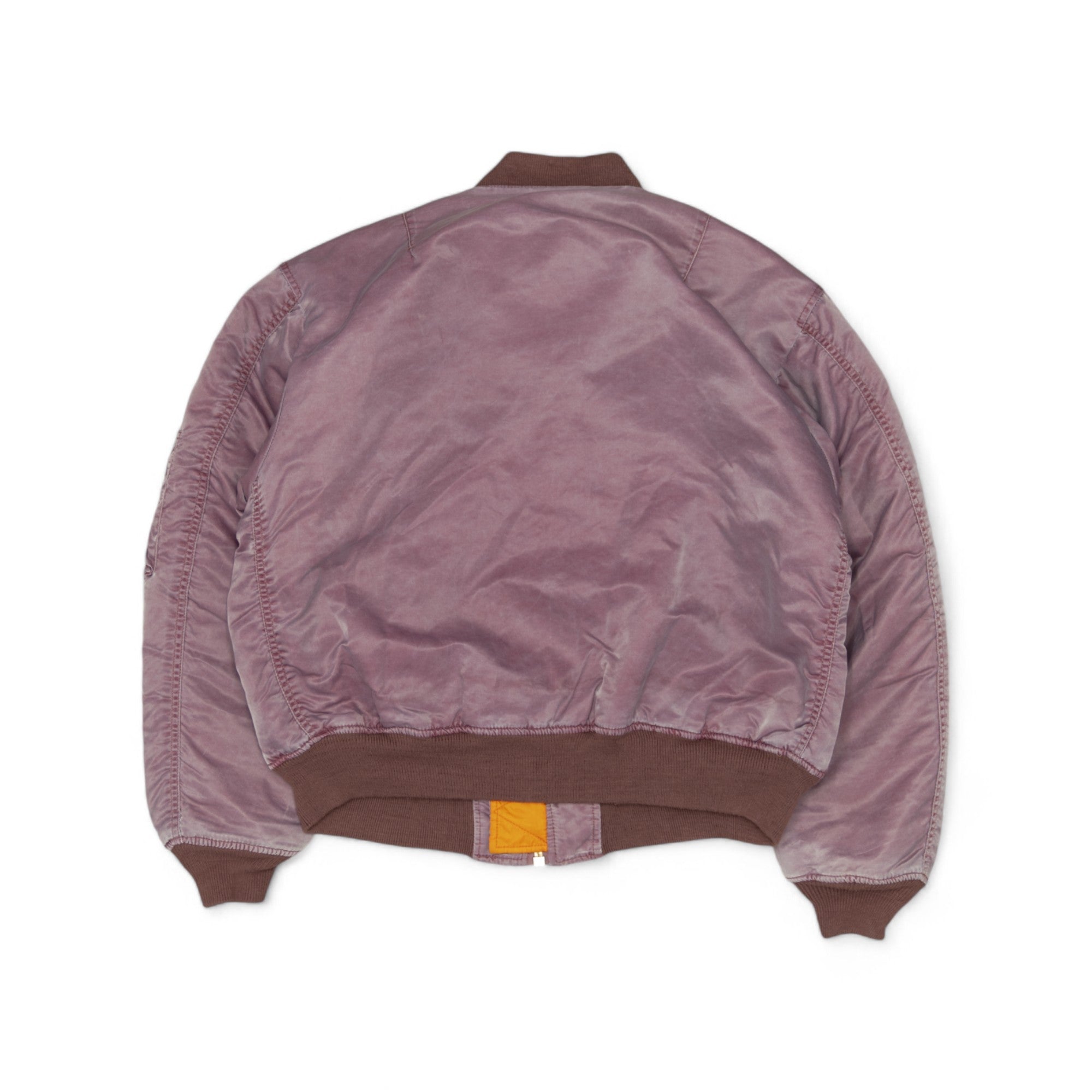 FADED MAROON MA-1 BOMBER JACKET - 1990'S