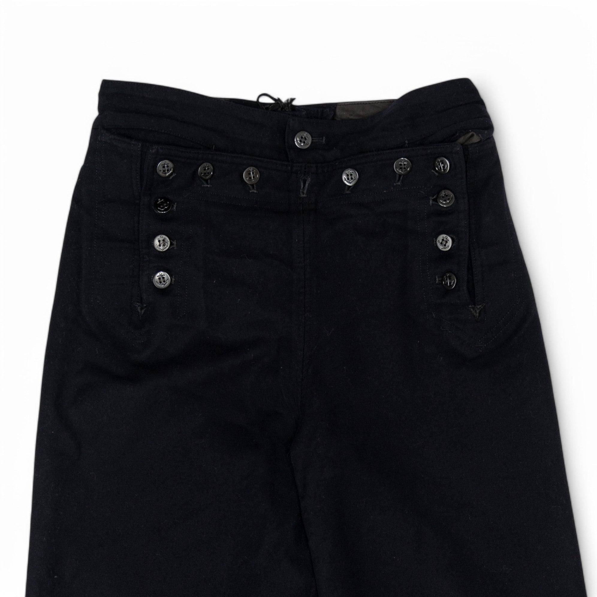 WOOL BLEND USN NAVY FLARES - 1950'S