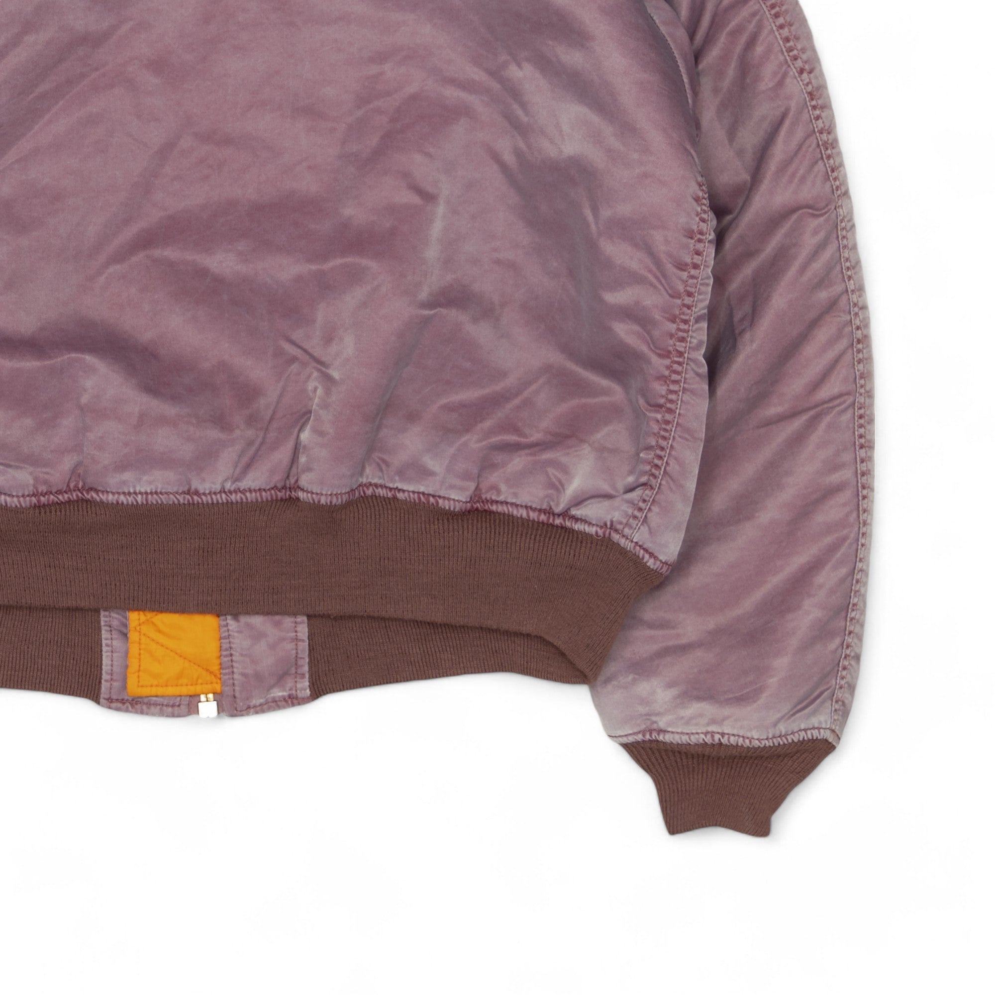 FADED MAROON MA-1 BOMBER JACKET - 1990'S