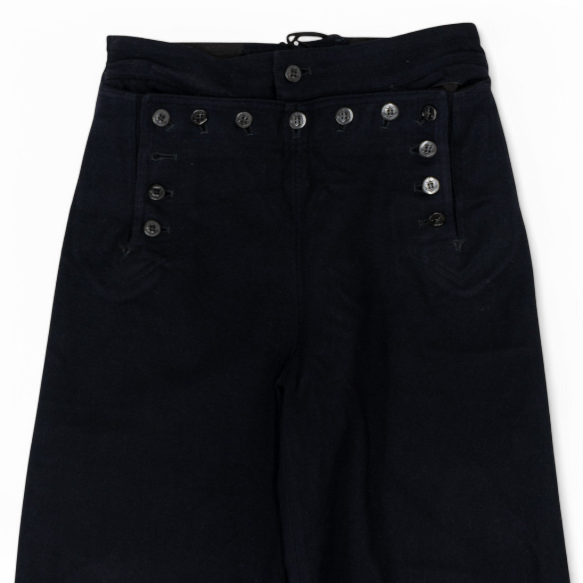 WOOL BLEND USN NAVY FLARES - 1950'S
