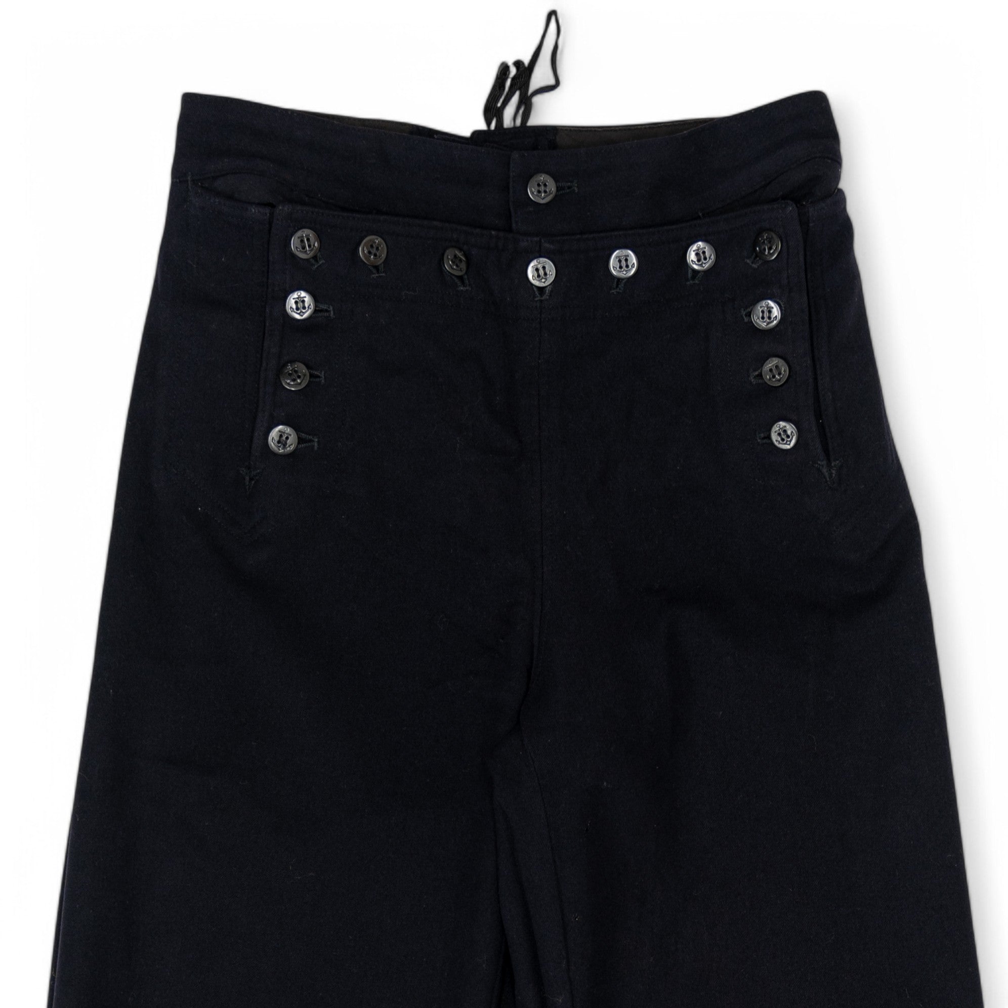 WOOL BLEND USN NAVY FLARES - 1950'S