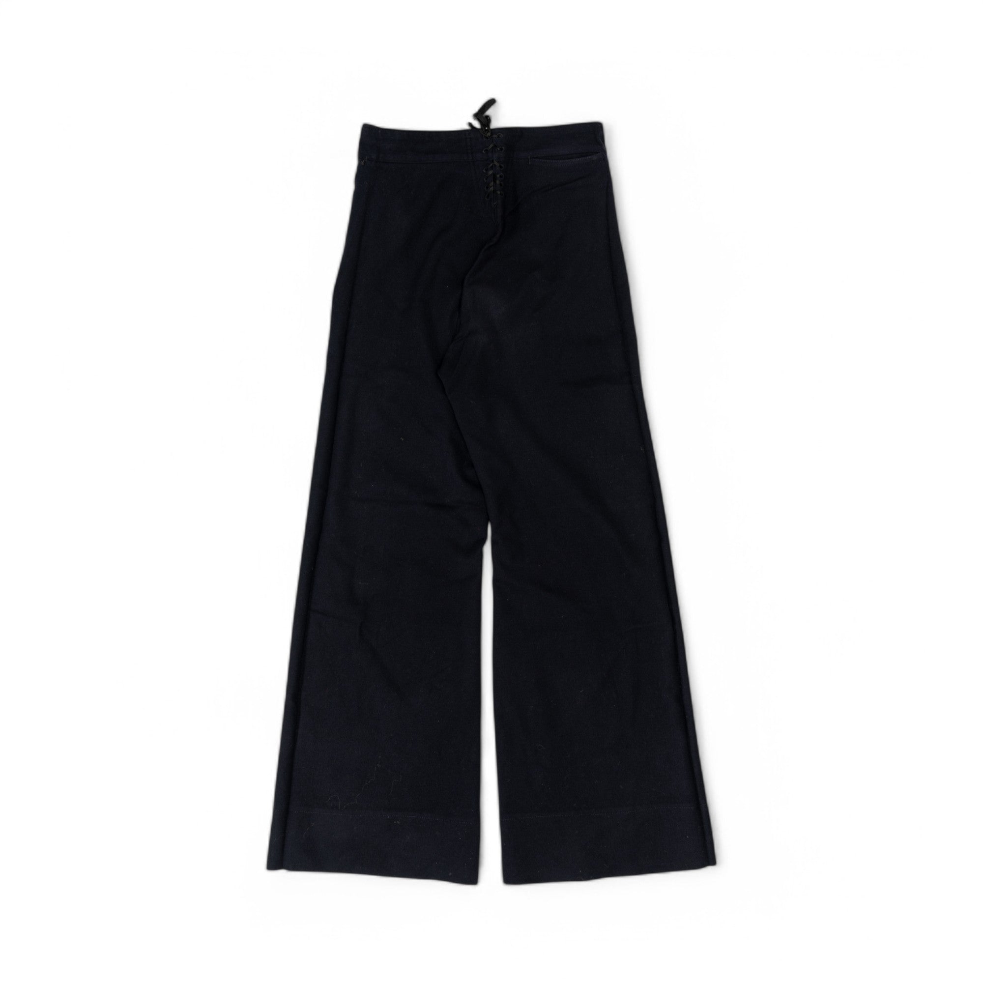 WOOL BLEND USN NAVY FLARES - 1950'S