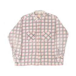 LIGHTLY REPAIRED PENNYS TOPFLIGHT LOOP-COLLAR FLANNEL - 1940'S