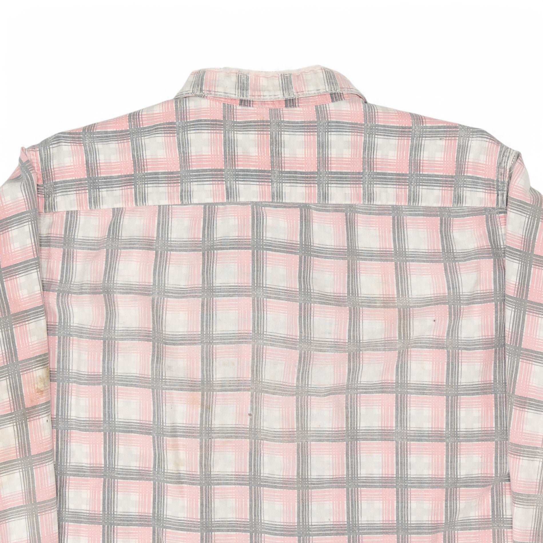 LIGHTLY REPAIRED PENNYS TOPFLIGHT LOOP-COLLAR FLANNEL - 1940'S