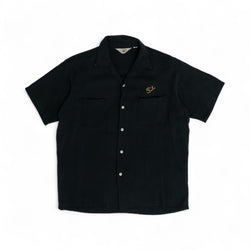 CHAIN-STITCHED 'SANTA ANA' BUTTON UP BOWLING SHIRT - 1960'S