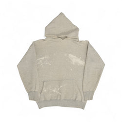 BLEACH-STAINED SINGLE FACE TWO TONED HOODIE - 1950'S