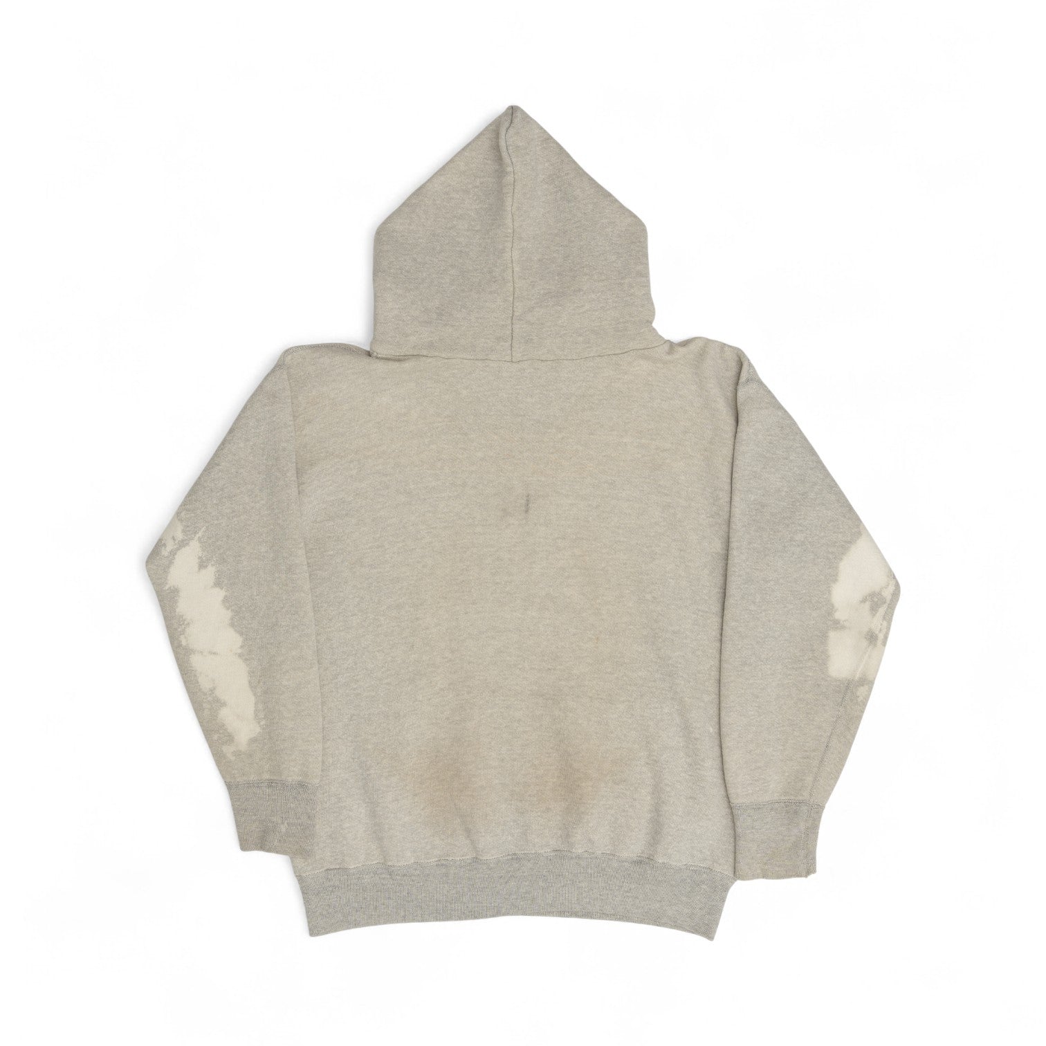 BLEACH-STAINED SINGLE FACE TWO TONED HOODIE - 1950'S