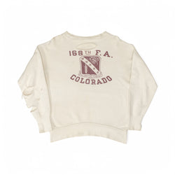 DISTRESSED 168TH FA COLORADO SWEATSHIRT - 1940'S