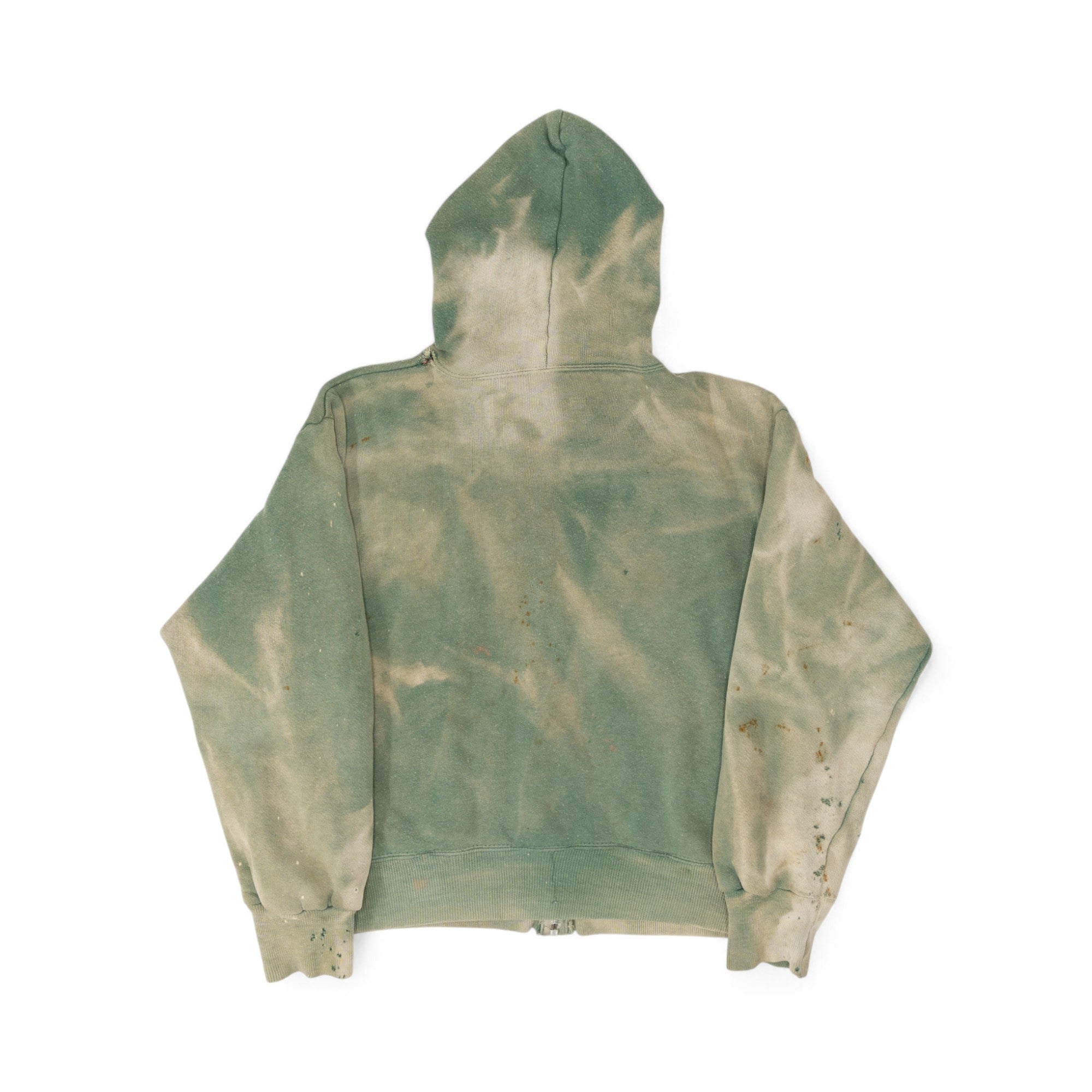 SUN-FADED DOUBLE FACE ZIP-UP HOODIE - 1950'S