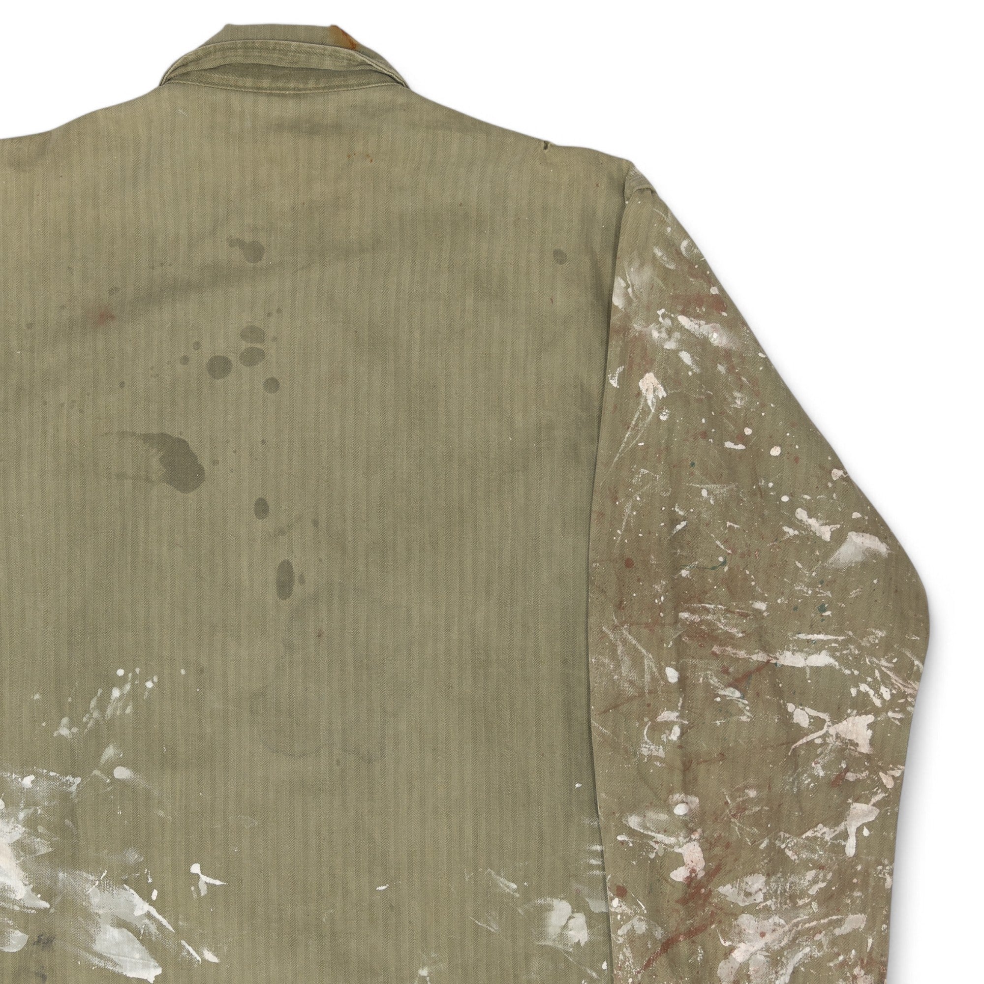 PAINT-SPLATTER HBT M43 '13 STAR' JACKET - 1940'S